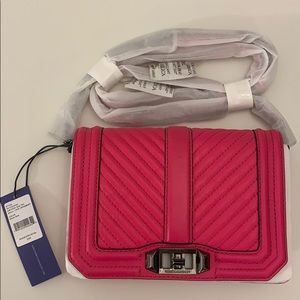 Pink Rebecca Minkoff Love Crossbody